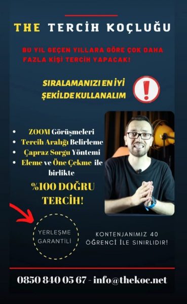 yks tercih danışmanlığı